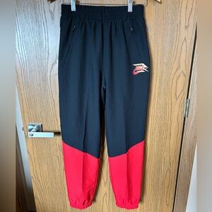 Nike 3 Brand Kids Black and Red Track Jogger Warm Up Jogger Pants
